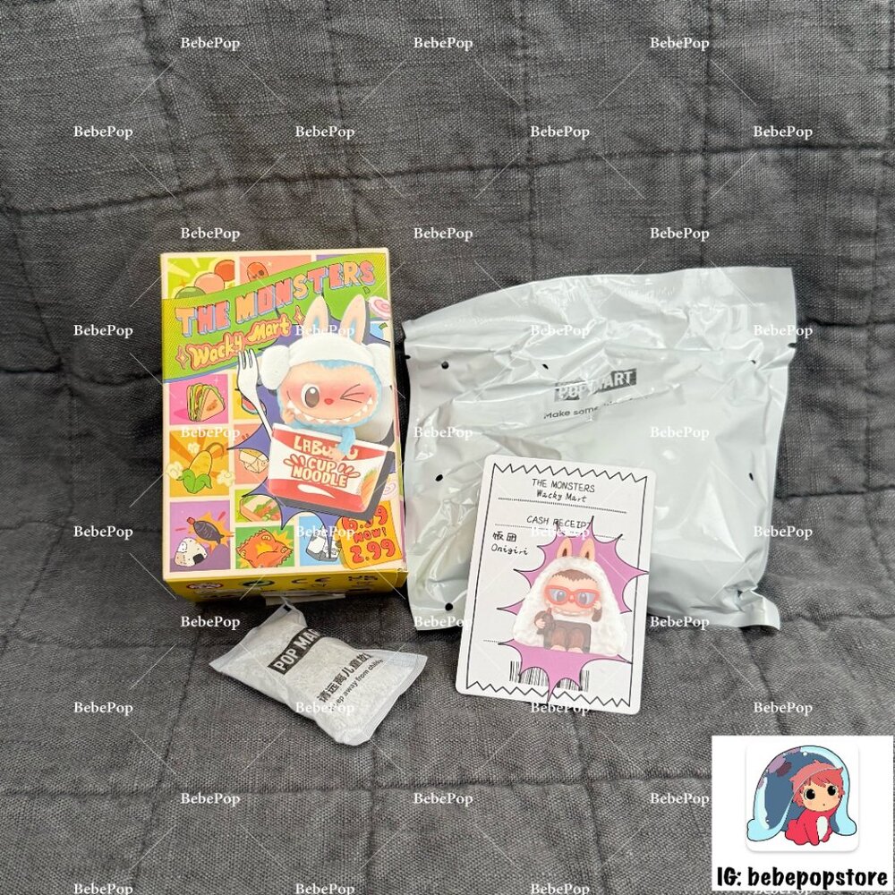 THE MONSTERS Wacky Mart Series Figures Pop Mart, Onigiri